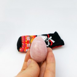 Rožinio kvarco kiaušinis 3cm (nr.31)