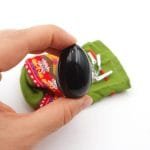 Obsidiano kiaušinis (Nr.40) 3cm - Image 4